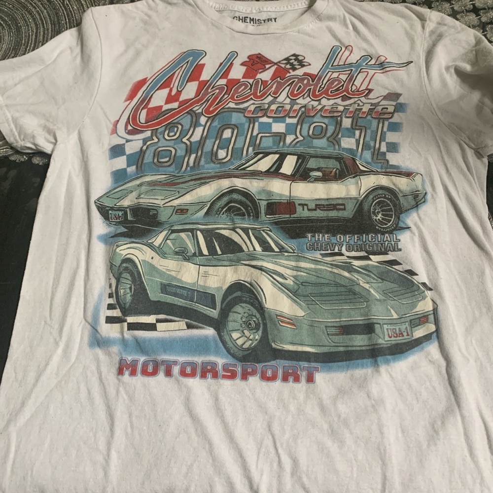 Chemistry White Motorsport Graphic Tee